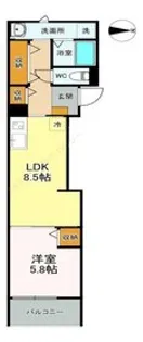 Milestone Sasazuka【3階】の間取り