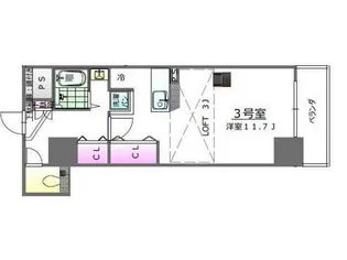 グランマーレ17【10階】の間取り