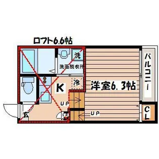 FERIO仙台【2階】の間取り