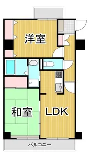 フォルザ武庫之荘【3階】の間取り