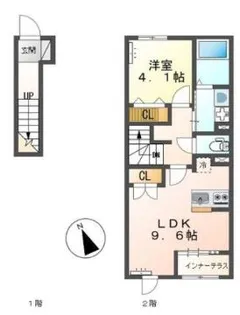 ジュラン【2階】の間取り