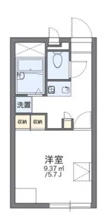 レオパレスみうらイチゴ駅【1階】の間取り