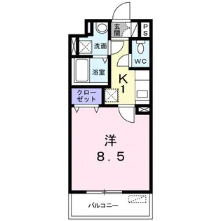 カメリア Y【1階】の間取り