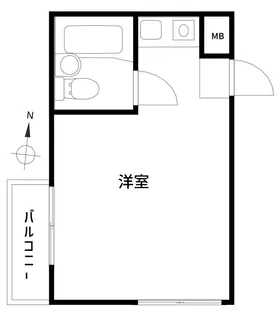 メゾン・ド・ジャンティエース【1階】の間取り