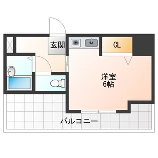 ルミエール四ツ橋【8階】の間取り
