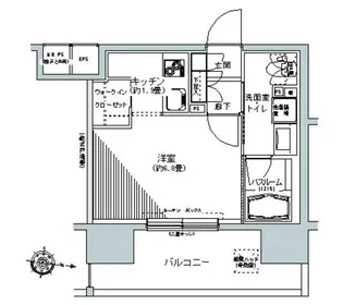 パークキューブ板橋本町【12階】の間取り