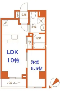 JMFレジデンス新横浜【7階】の間取り