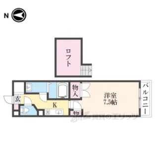 リッツパレス【3階】の間取り