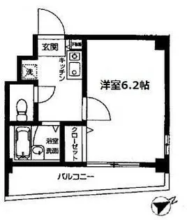 メゾン石神東池袋【2階】の間取り
