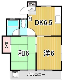 コーポサンフラワー【2階】の間取り
