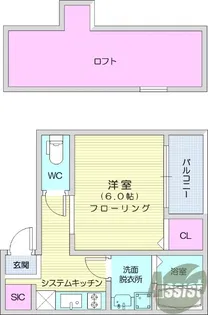 シャーロット【1階】の間取り