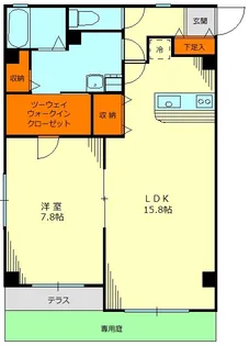 カトゥルス【1階】の間取り