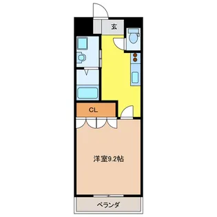 ヒールコート【2階】の間取り