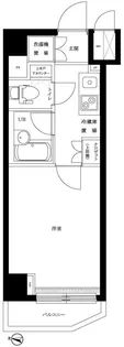 ルーブル明大前【6階】の間取り