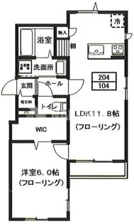 駒沢パークメゾン【2階】の間取り