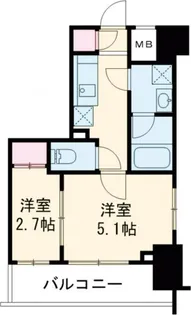 SYFORME住吉【10階】の間取り