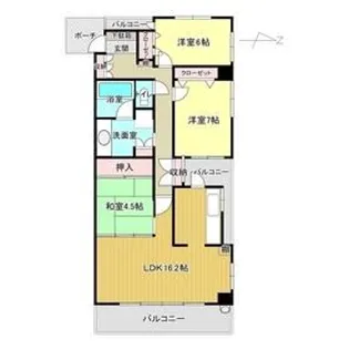 サーパス尾張町【8階】の間取り