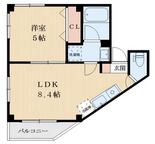 土屋ビル【4階】の間取り