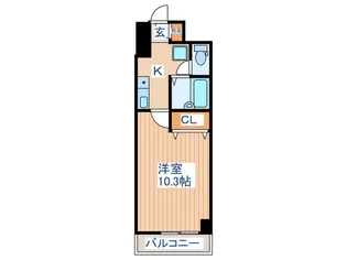 プルミエ原町【6階】の間取り