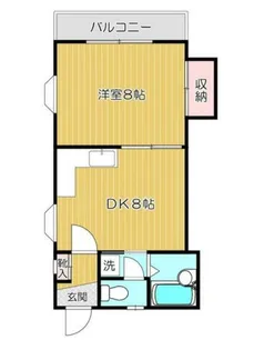 パークフロントB【3階】の間取り