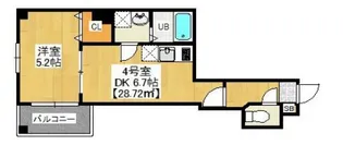 ガーデンコート稲毛【7階】の間取り
