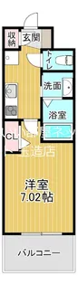 Luxe大阪城南【3階】の間取り