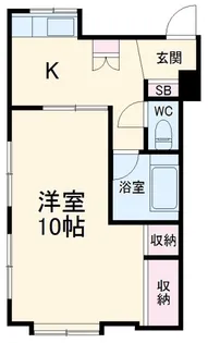 浅田ハイツ【2階】の間取り