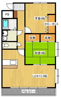 ディアナコートウト【3階】の間取り