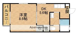 ヴィラノーツA【2階】の間取り