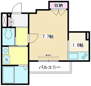 サンロータス【2階】の間取り