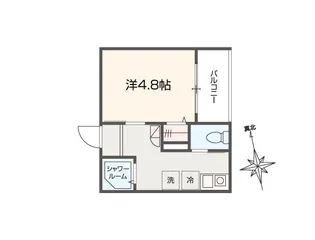 アイウシ梅島【1階】の間取り
