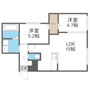 PRIME COURT麻生(プライムコート麻生)【3階】の間取り