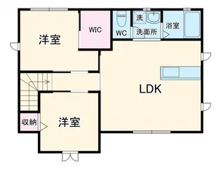 リッシュ・コリーヌA【2階】の間取り