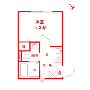 チャーリーズハウス北久里浜【2階】の間取り