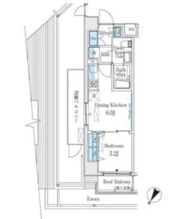 Buena Vista 代々木【8階】の間取り