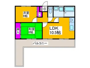 リビオ金剛の間取り