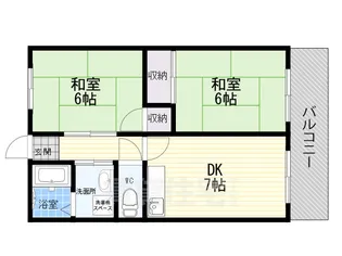 丸重グランドハイツ【9階】の間取り