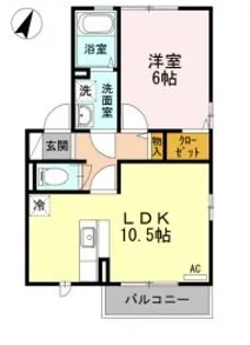 Comfort33【2階】の間取り