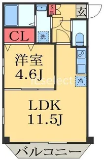 Asante稲毛海岸【4階】の間取り