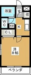 ベイサイドハイツ【1階】の間取り