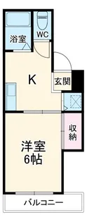 イースト芝【2階】の間取り