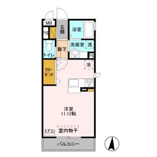 グレイズシア【3階】の間取り