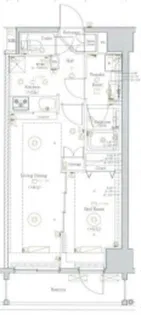 GENOVIA王子神谷skygarden【4階】の間取り