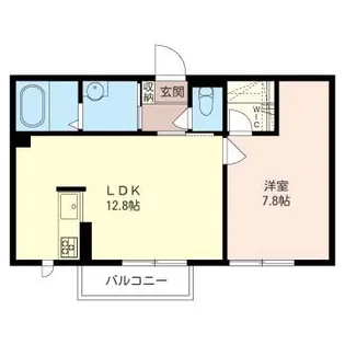 セブンラックB【2階】の間取り
