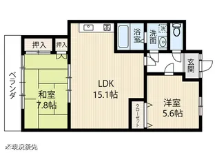 ルミエールI【5階】の間取り