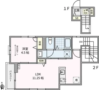Place Yaem【2階】の間取り