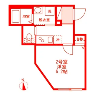 ベイルーム逗子【2階】の間取り