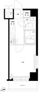 ルーブル東蒲田【3階】の間取り
