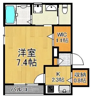 K space【3階】の間取り