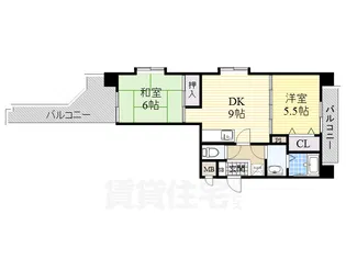 富士プラザ3【10階】の間取り